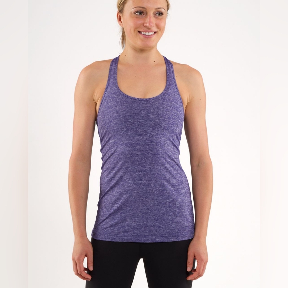 Lululemon Cool Racerback *luxtreme Heathered Royalty